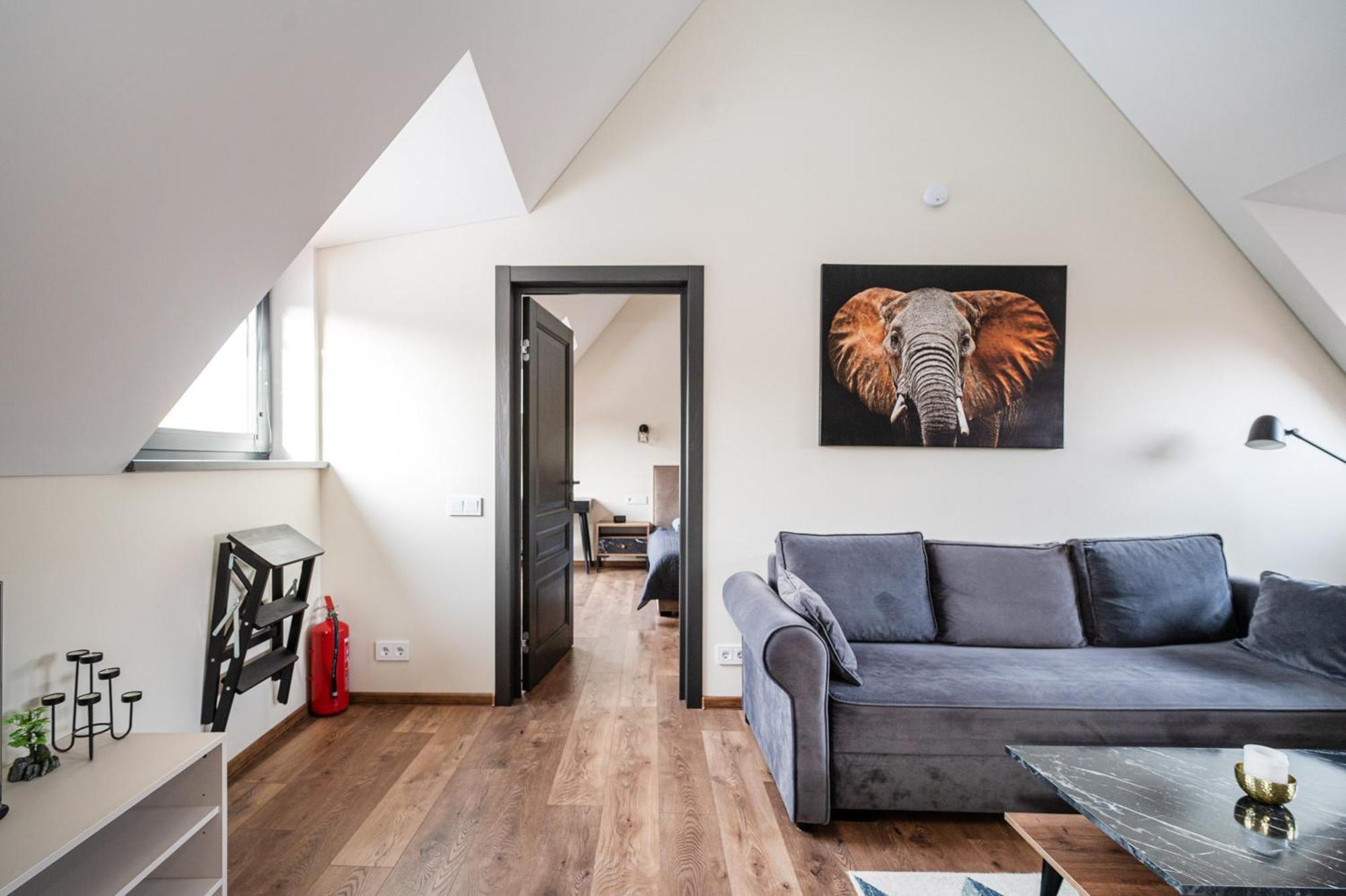 Cozy Central Attic Self Check In VNO Exteriér fotografie